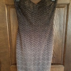 Adorable strapless mini dress